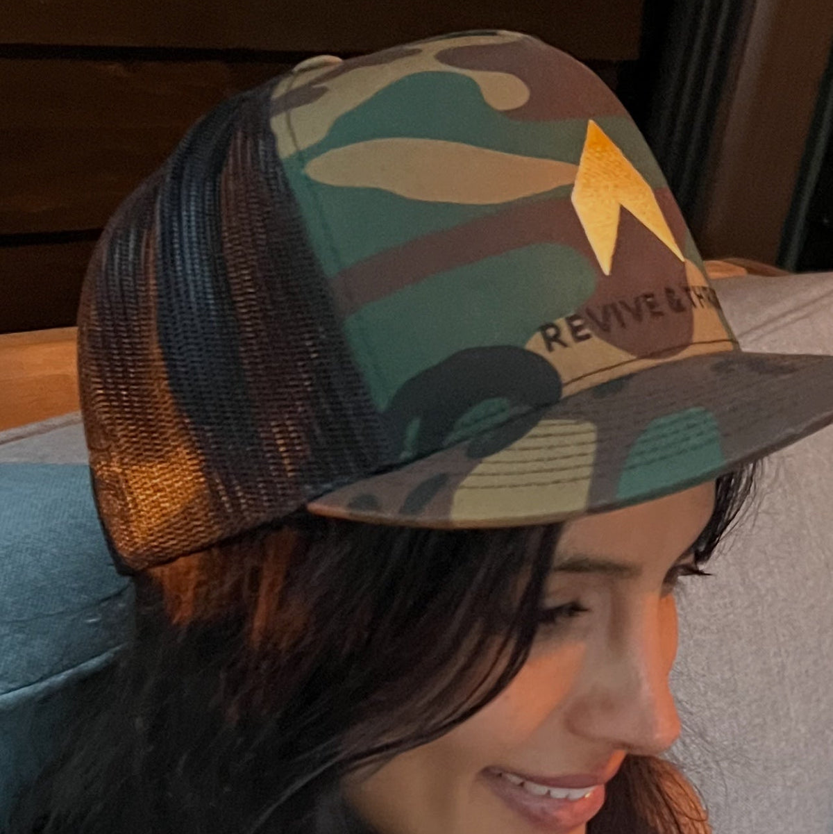 Woodland Camo / Gold