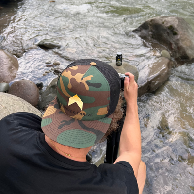 Woodland Camo / Gold