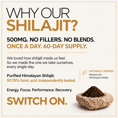 Premium Himalayan Shilajit | 60 Capsules - 500mg