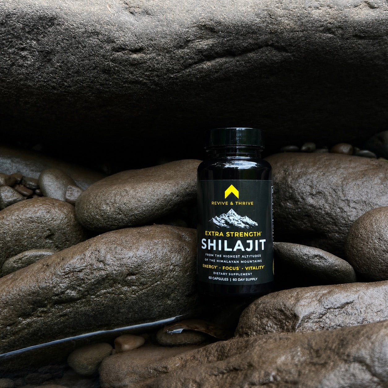 Extra Strength | 60 PrimaVie® Shilajit Capsules - 500mg