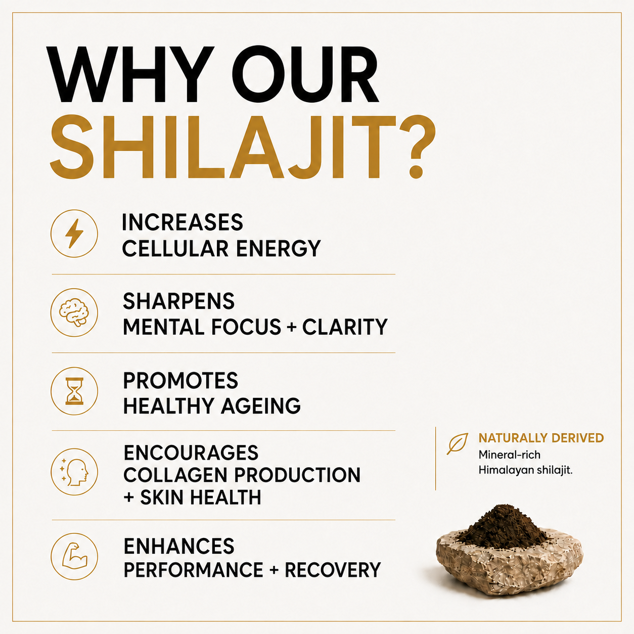 Extra Strength | 60 PrimaVie® Shilajit Capsules - 500mg